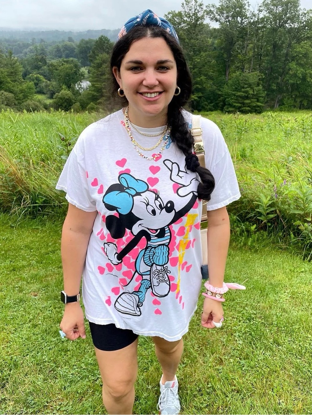 I Stole My Boyfriend’s Shirt Vintage Minnie Tee - Picture 2 of 9